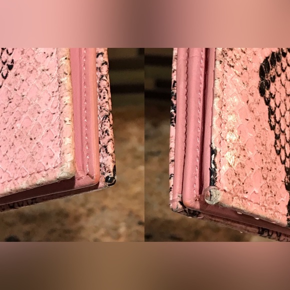 GUCCI GG Marmont Python Compact Wallet- Pink ❤️‍🔥 - Picture 16 of 17